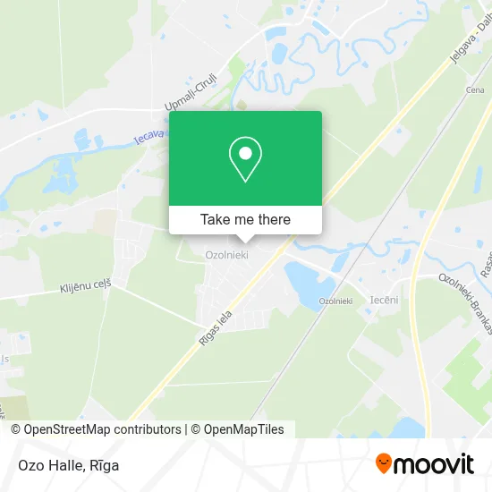 Ozo Halle map