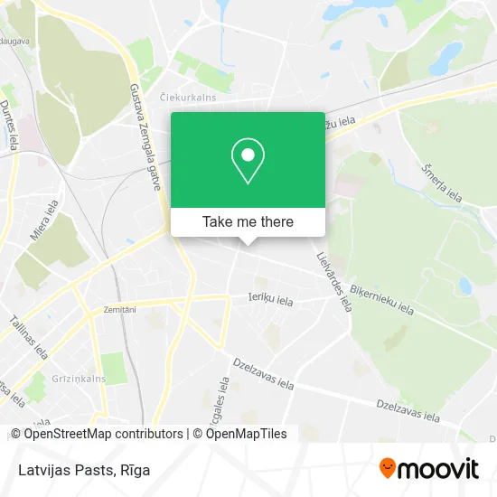 Latvijas Pasts map