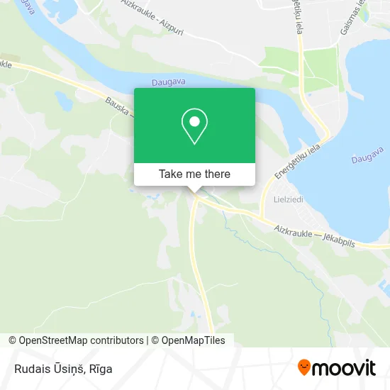 Rudais Ūsiņš map