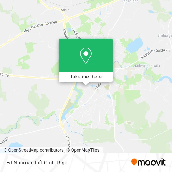 Ed Nauman Lift Club map