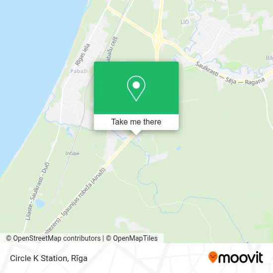 Circle K Station map