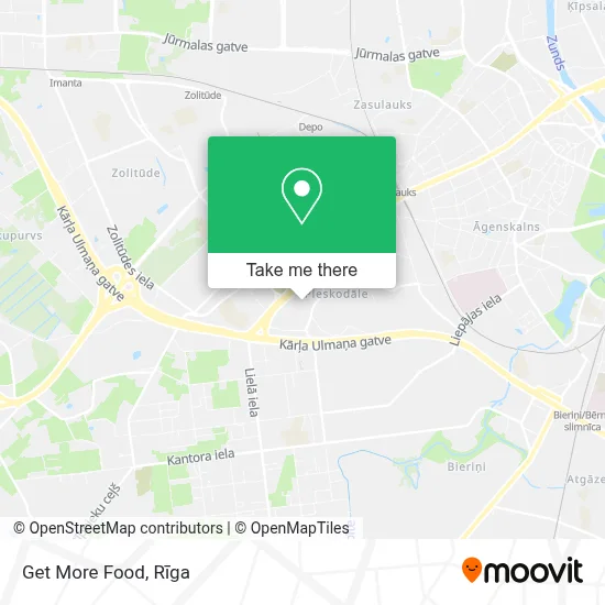 Get More Food map