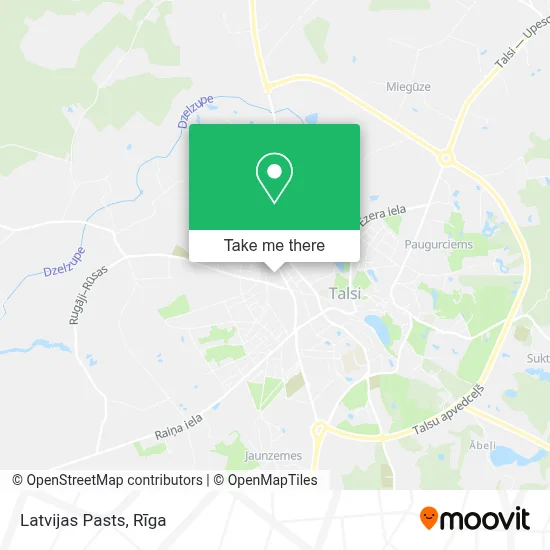 Latvijas Pasts map