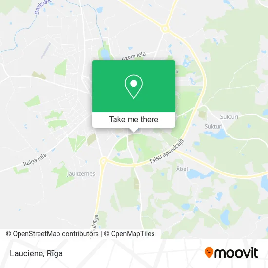 Lauciene map