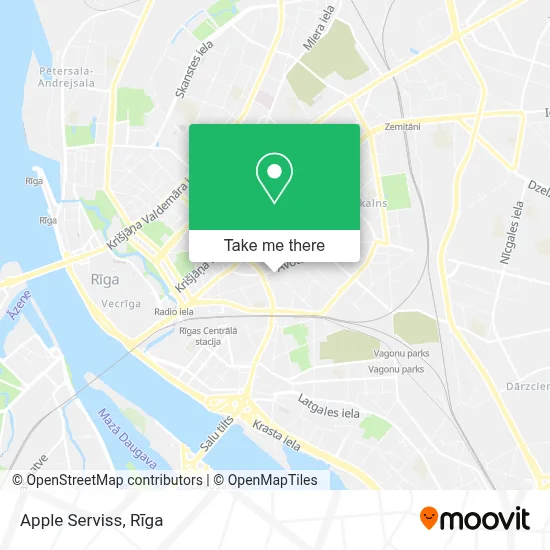 Apple Serviss map