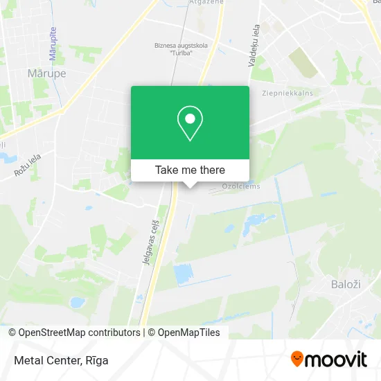 Metal Center map