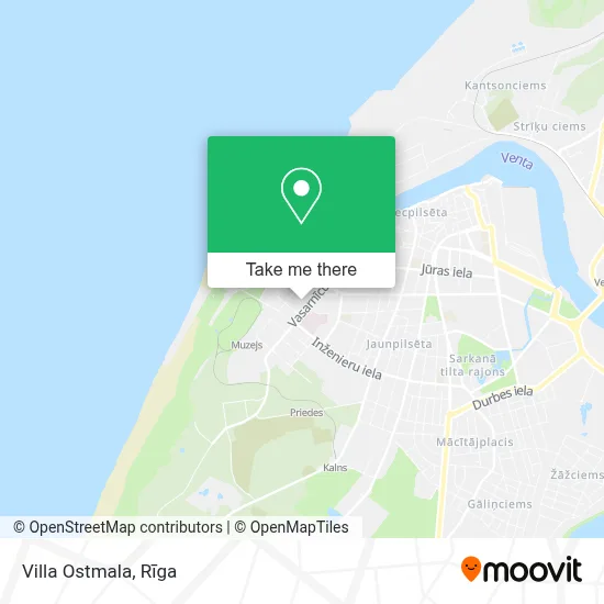 Villa Ostmala map