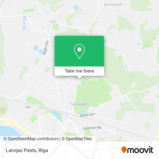 Latvijas Pasts map