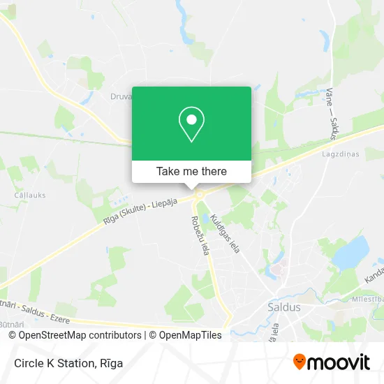 Circle K Station map