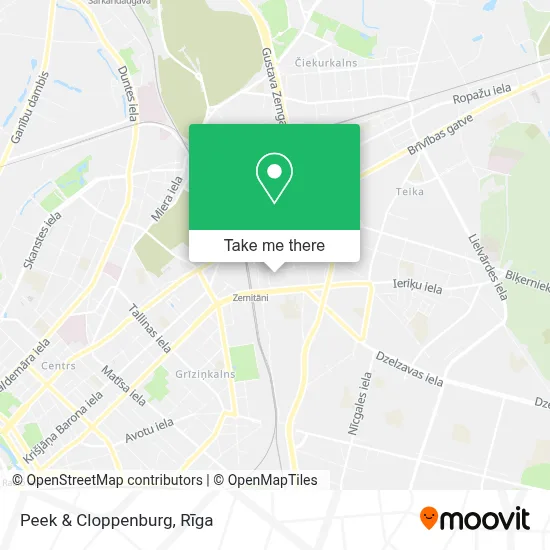 Peek & Cloppenburg map