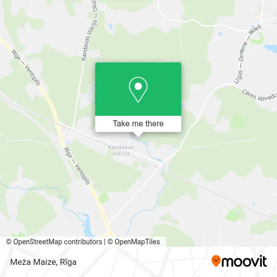 Meža Maize map