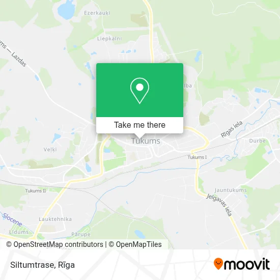 Siltumtrase map