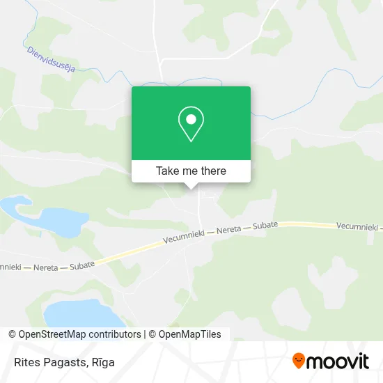 Rites Pagasts map