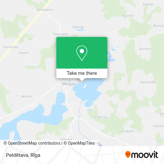 Peldētava map