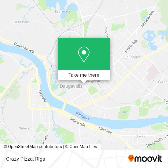 Crazy Pizza map