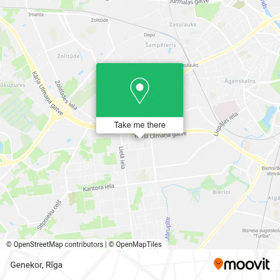 Genekor map