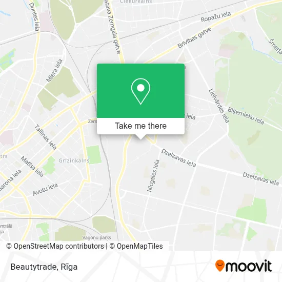 Beautytrade map