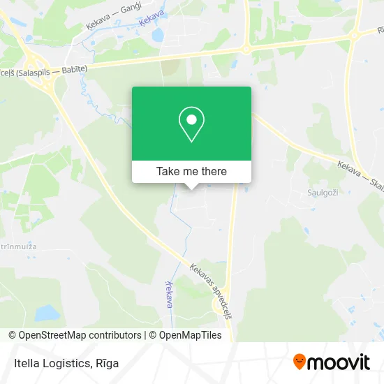 Itella Logistics map