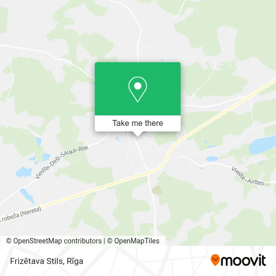 Frizētava Stils map