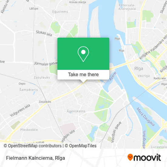 Fielmann Kalnciema map