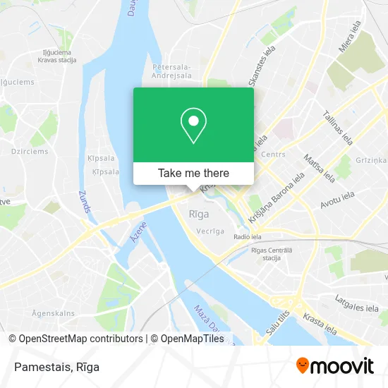 Pamestais map