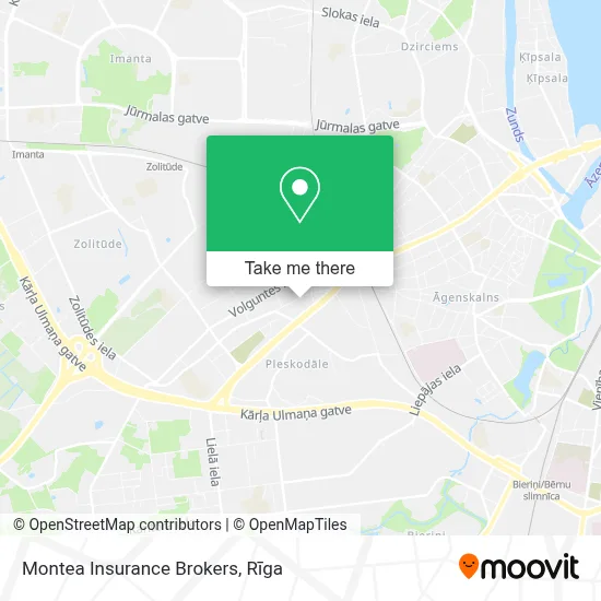 Montea Insurance Brokers map