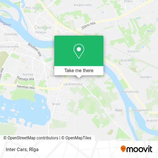 Inter Cars map