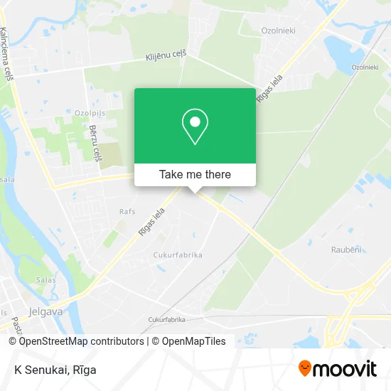 K Senukai map