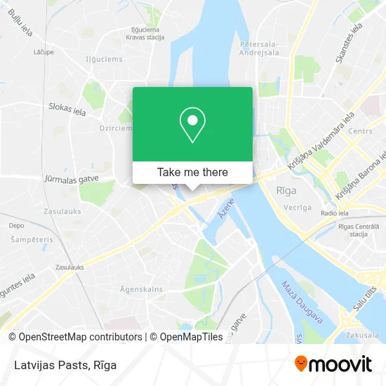Latvijas Pasts map