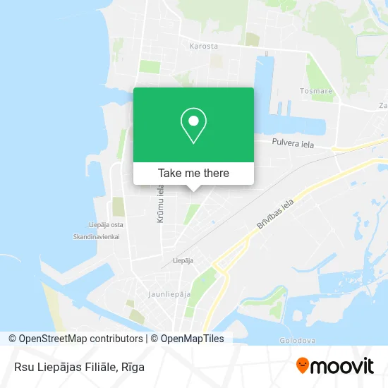 Rsu Liepājas Filiāle map