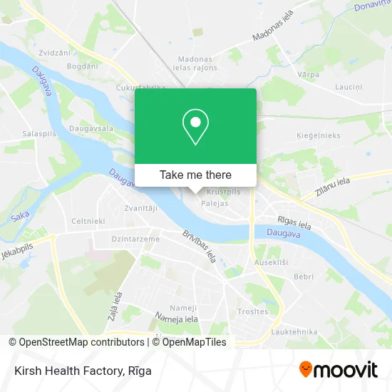 Kirsh Health Factory map