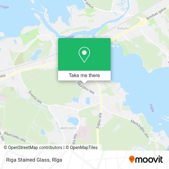 Riga Stained Glass map