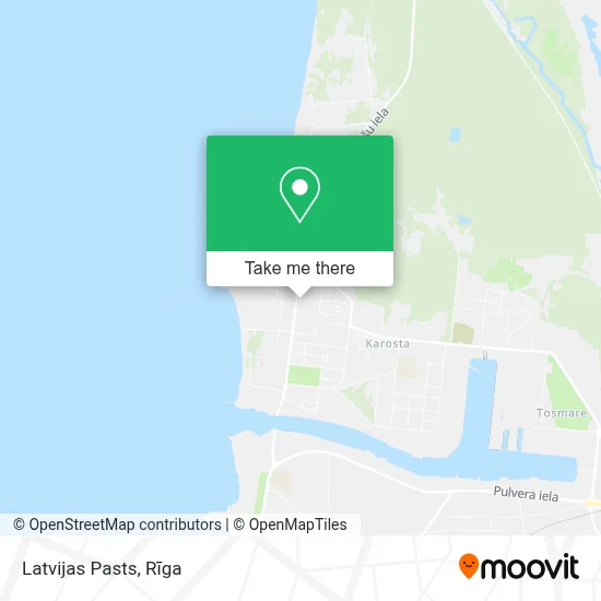 Latvijas Pasts map