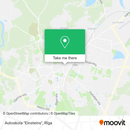 Autoskola "Einsteins" map