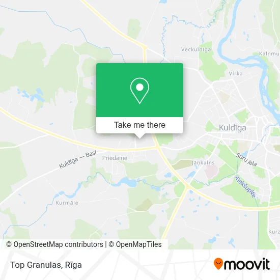 Top Granulas map