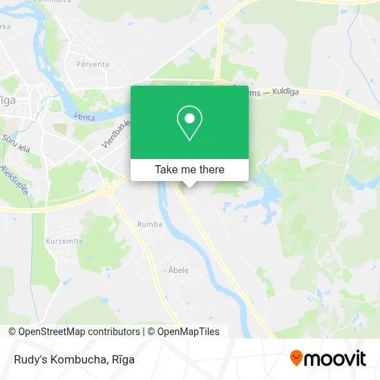 Rudy's Kombucha map