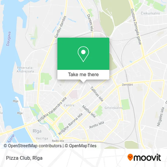 Pizza Club map