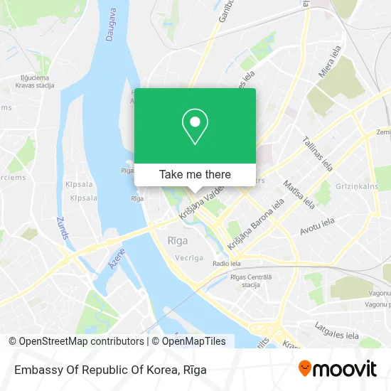 Embassy Of Republic Of Korea map