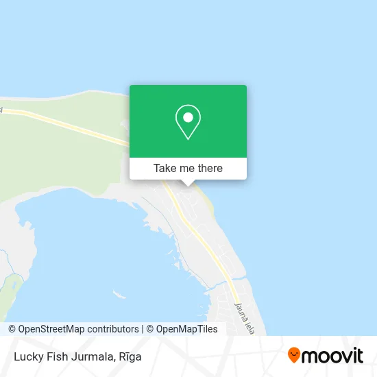 Lucky Fish Jurmala map