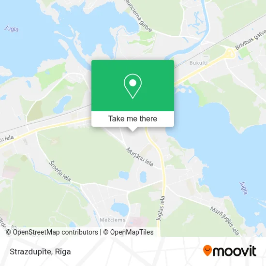 Strazdupīte map
