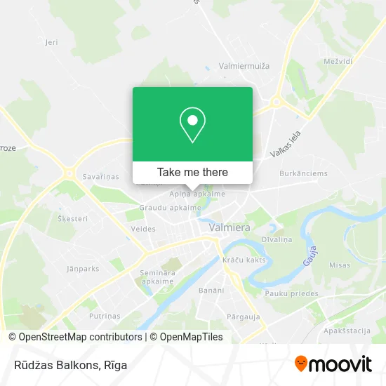 Rūdžas Balkons map