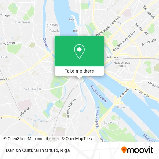 Danish Cultural Institute map