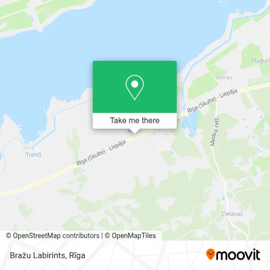 Bražu Labirints map