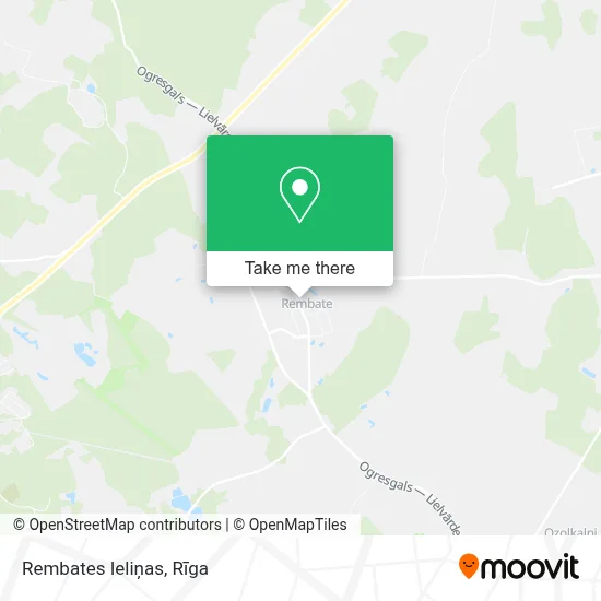 Rembates Ieliņas map