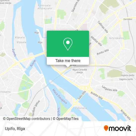 Upifo map