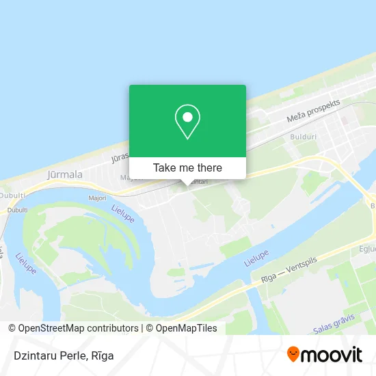 Dzintaru Perle map
