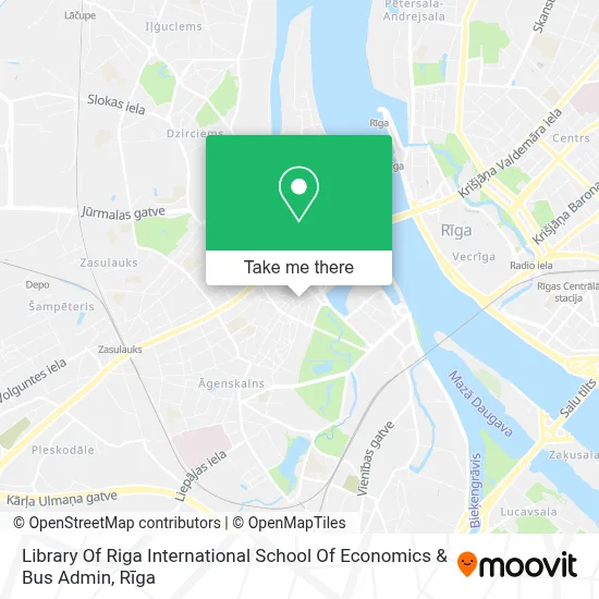 Library Of Riga International School Of Economics & Bus Admin map