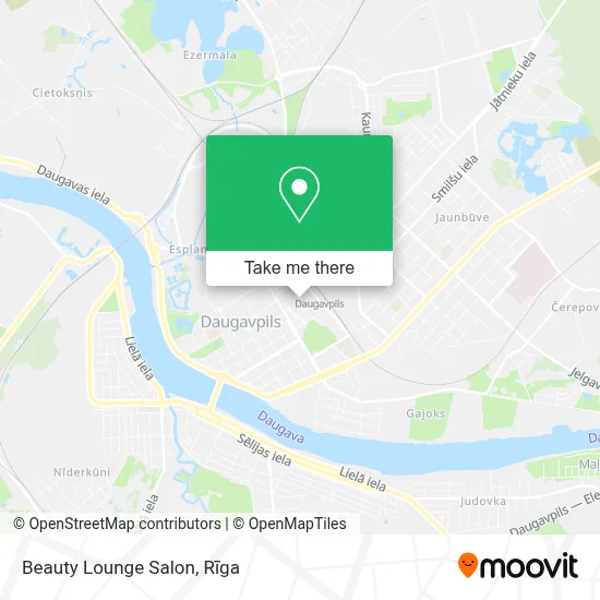 Beauty Lounge Salon map