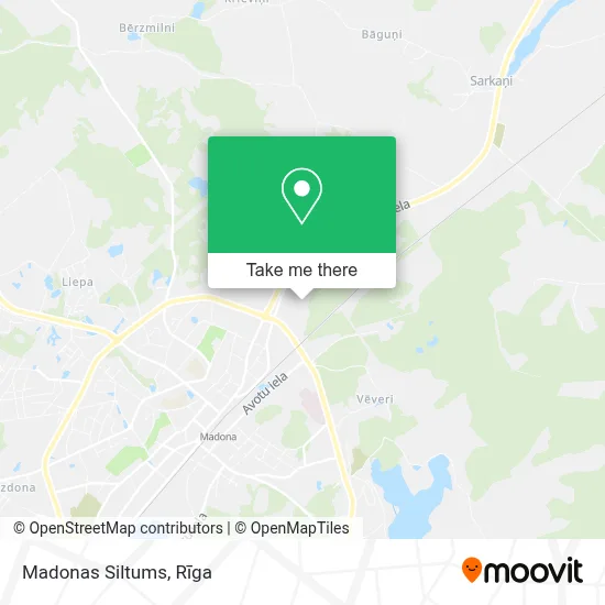 Madonas Siltums map