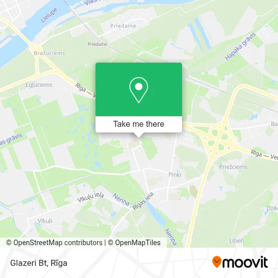Glazeri Bt map